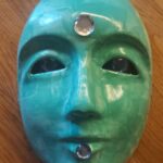 Maschera verde acqua